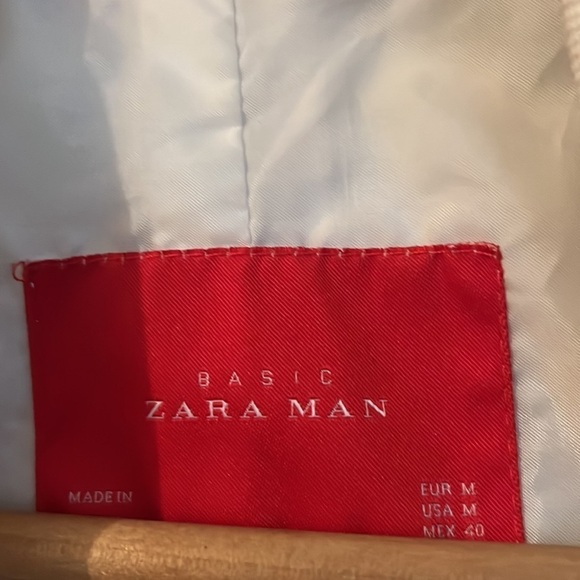 ZARA MAN Jacket Sz M Full Zip Bomber Style - Picture 6 of 9
